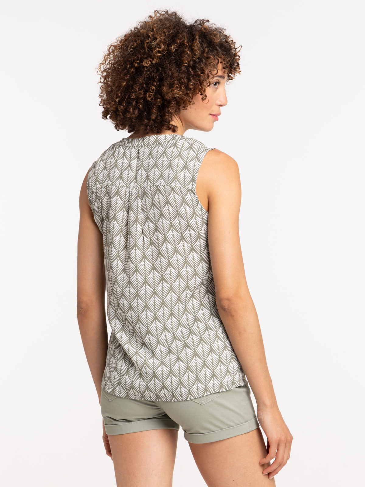 Blouse sans manches graphique femme Blouse sans manches graphique femme