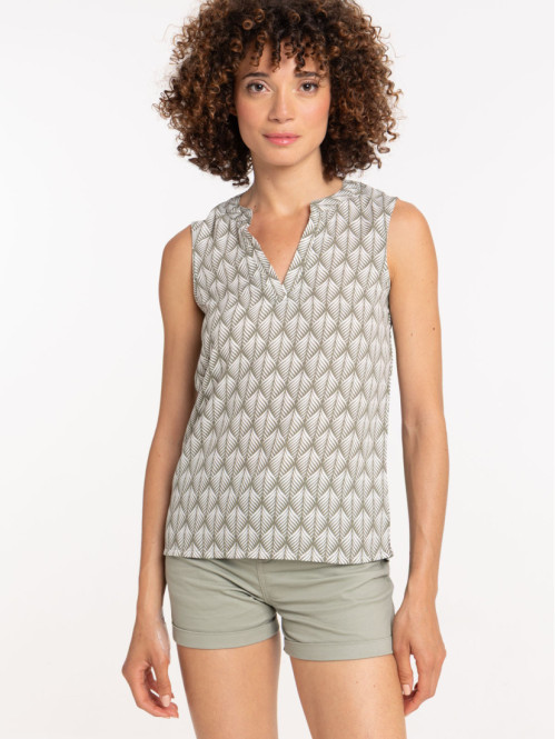 Blouse sans manches...