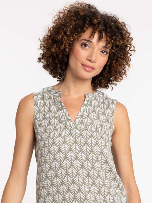 Blouse sans manches...