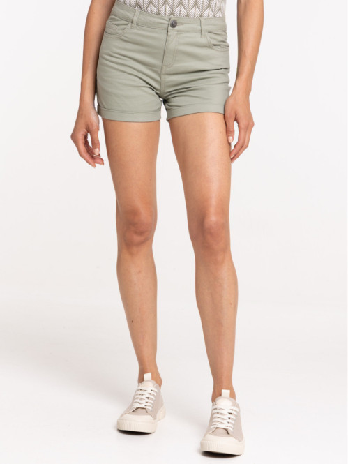 Short basique mousse clair femme