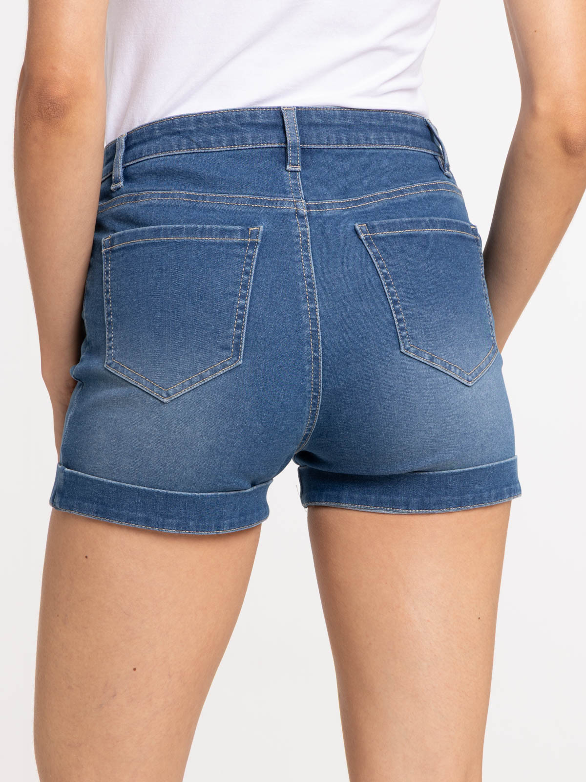Short en jean stone femme