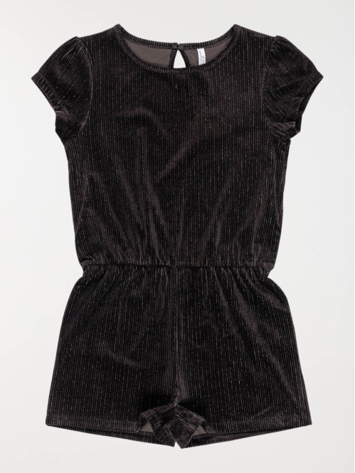 Combishort noire fille (10-16A)