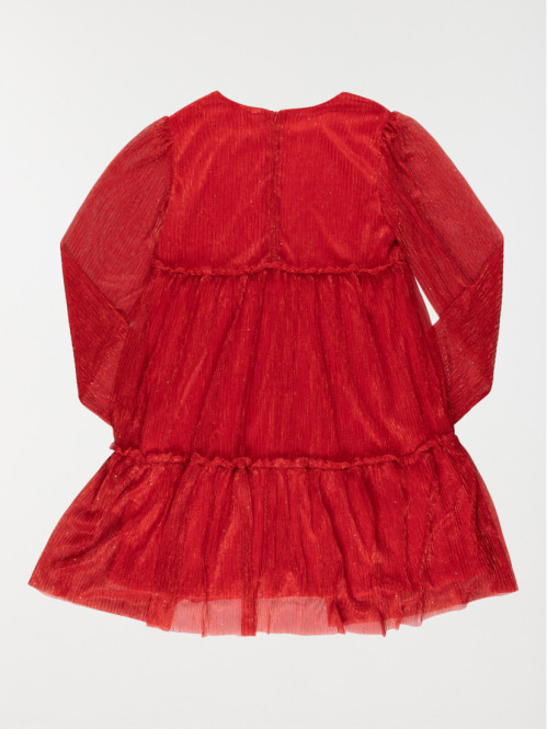 Robe de Noël rouge fille (10-16A) Robe de Noël rouge fille (10-16A)