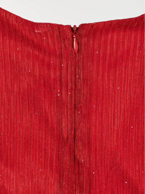 Robe de Noël rouge fille (10-16A) Robe de Noël rouge fille (10-16A)