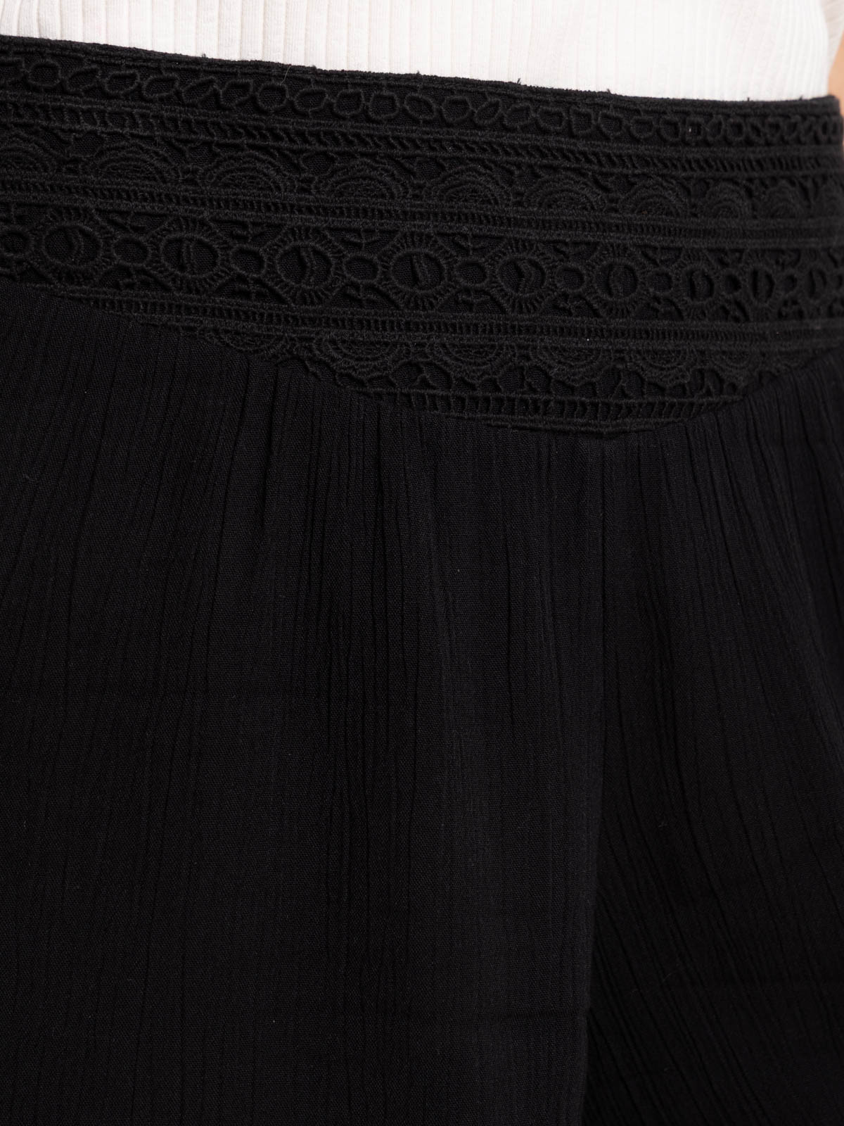 Short avec taille crochet femme