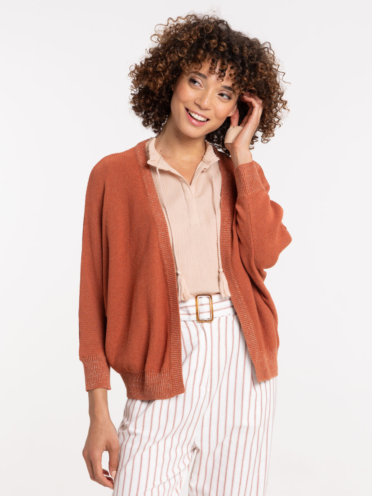 Gilet ouvert femme