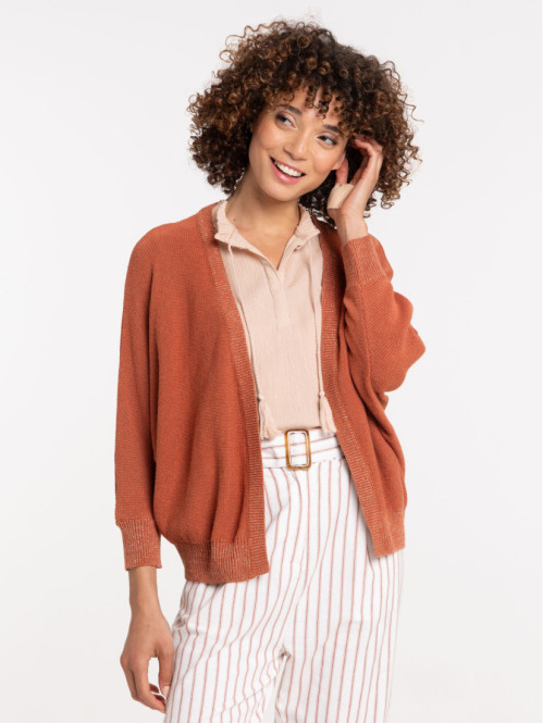 Gilet ouvert femme