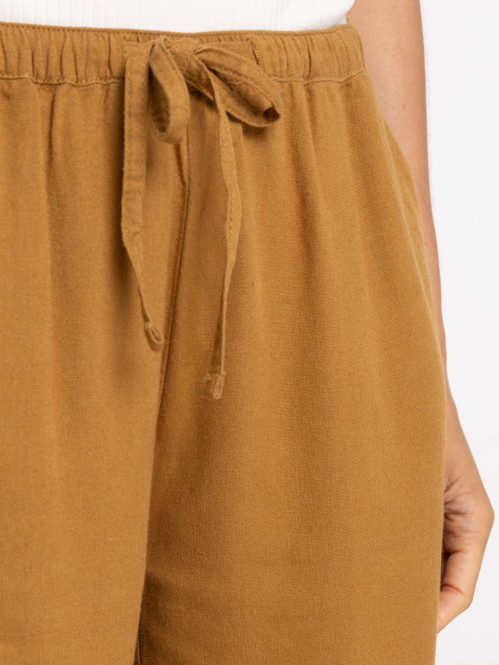 Pantalon en lin coloris...