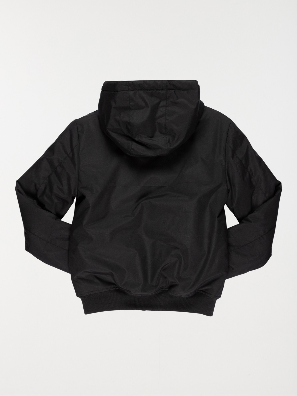 Blouson à capuche garçon noir (10-16A)