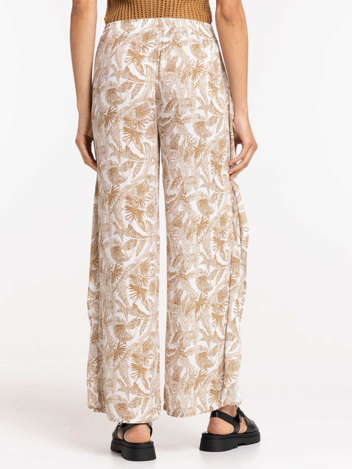 Pantalon effet portefeuille femme