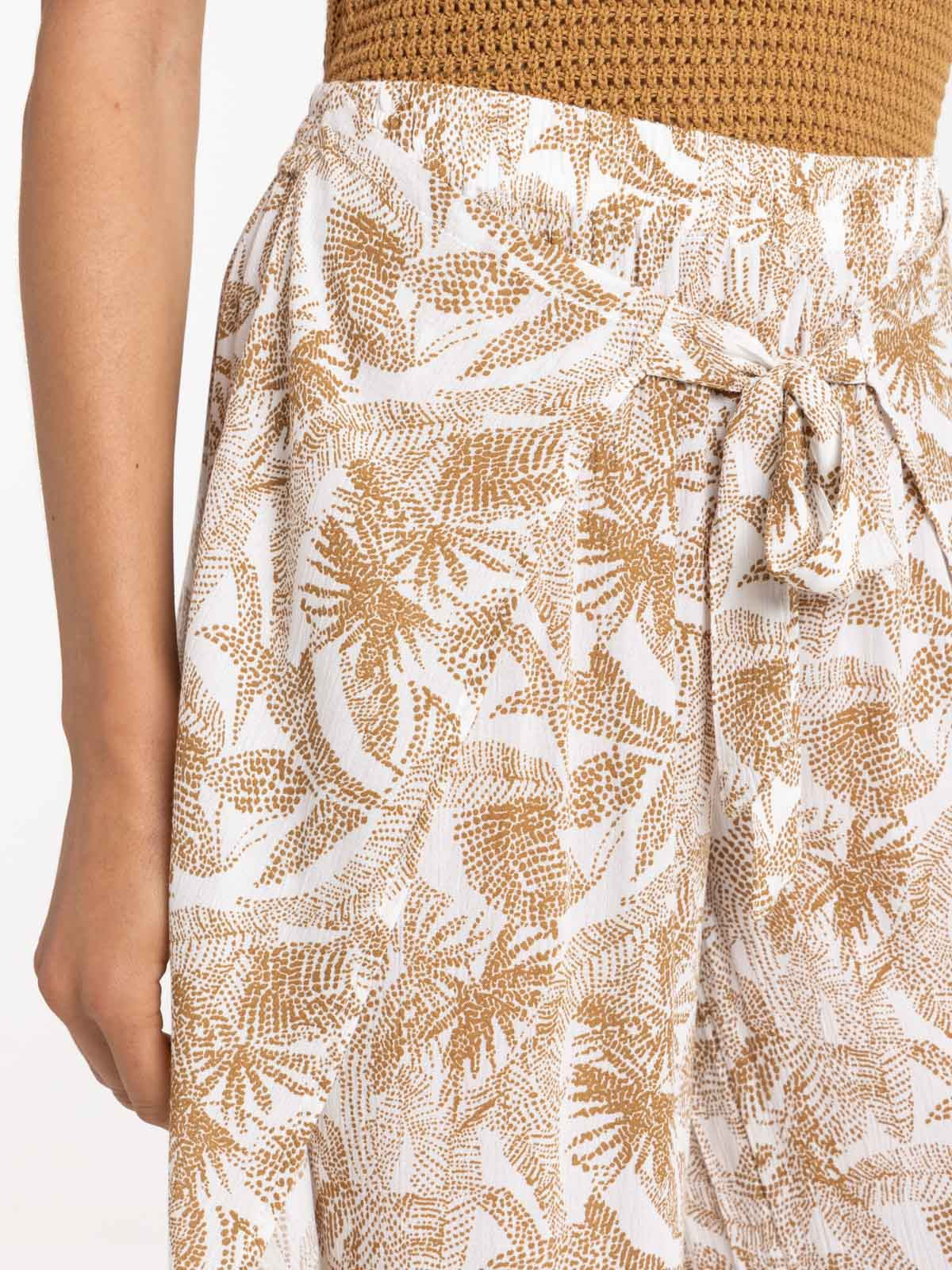 Pantalon effet portefeuille femme