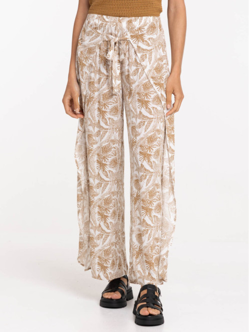 Pantalon effet portefeuille femme