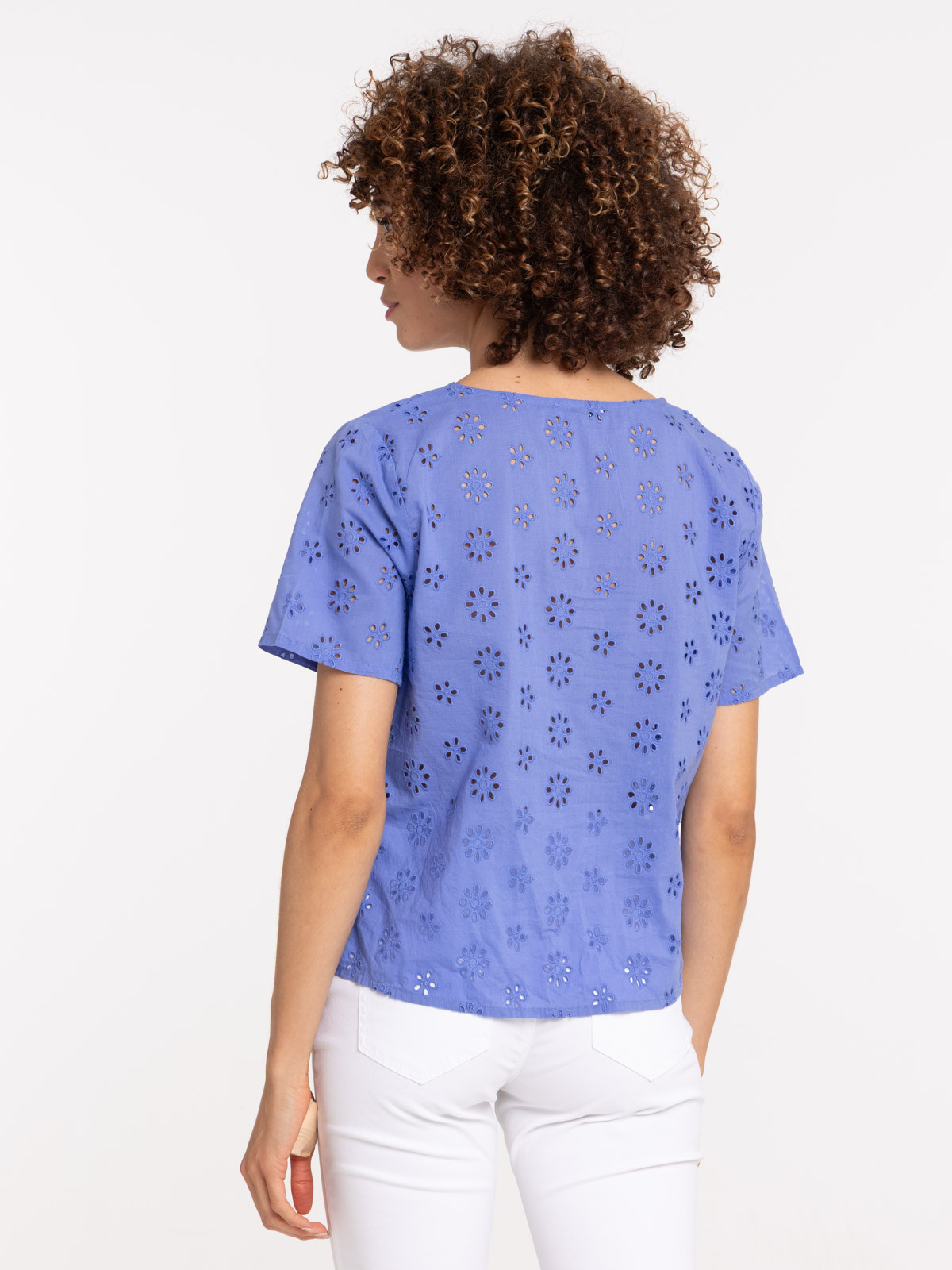 Blouse broderie anglaise femme