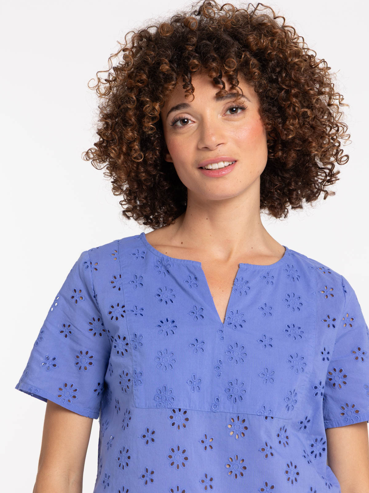 Blouse broderie anglaise femme