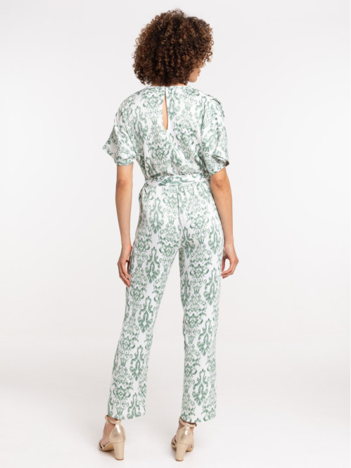 Combipantalon imprimé femme