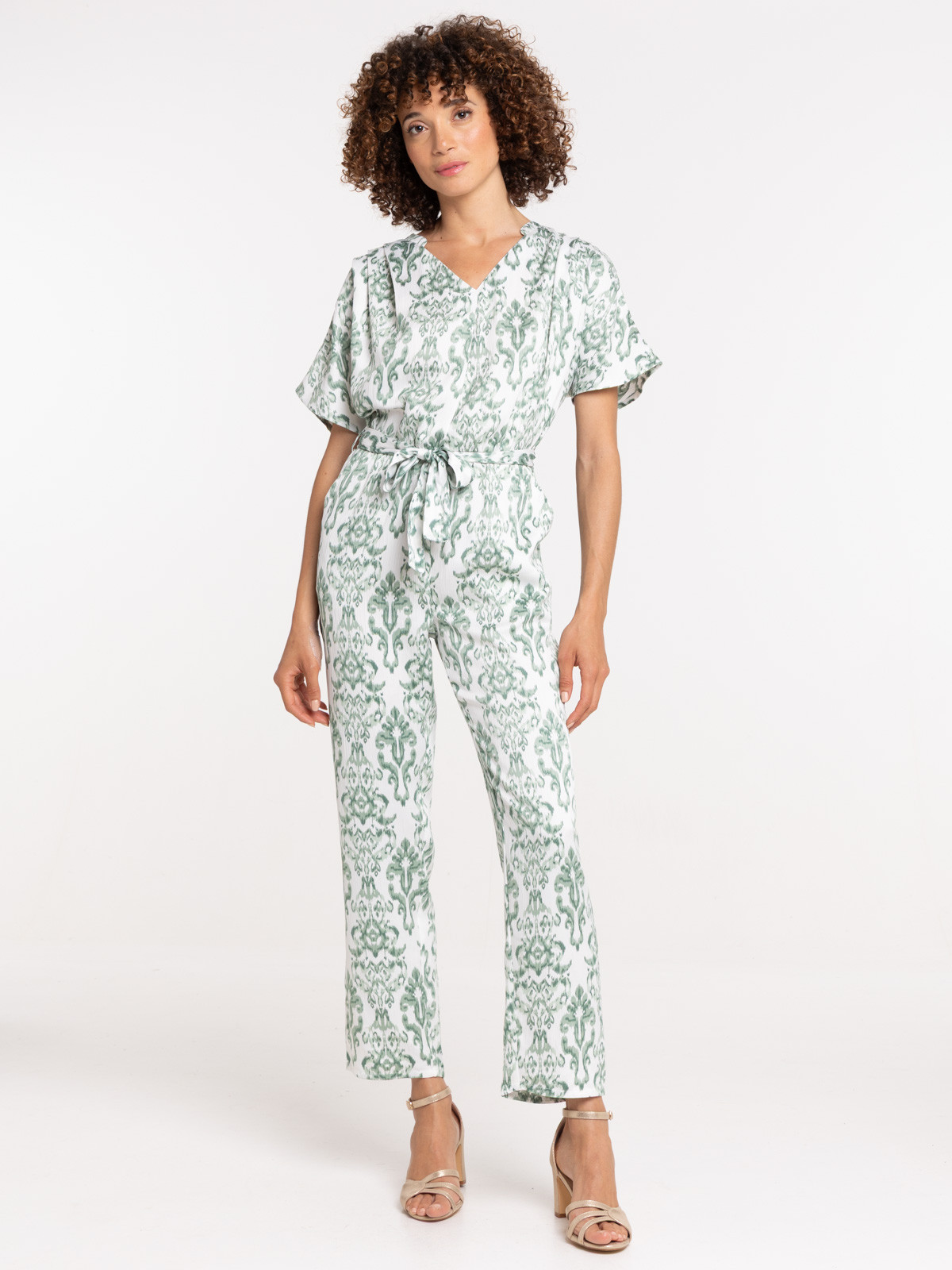 Combipantalon imprimé femme