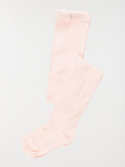 Collants chauds coloris rose fille