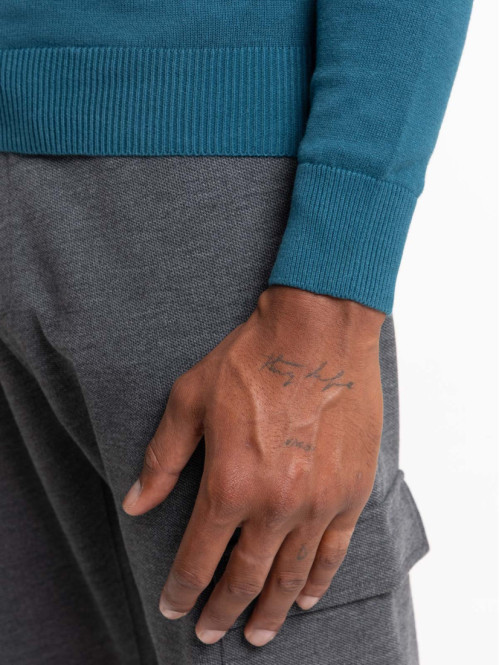 Pull bleu cascade homme Pull bleu cascade homme