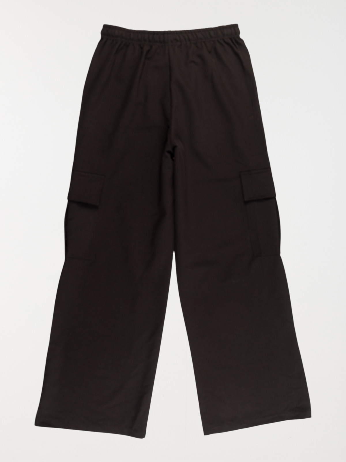 Pantalon cargo uni noir fille (XXS-M)