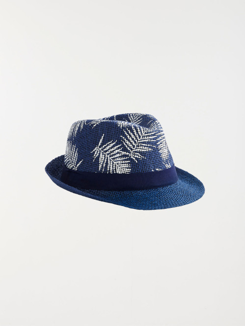 Chapeau imprimé feuillage garçon
