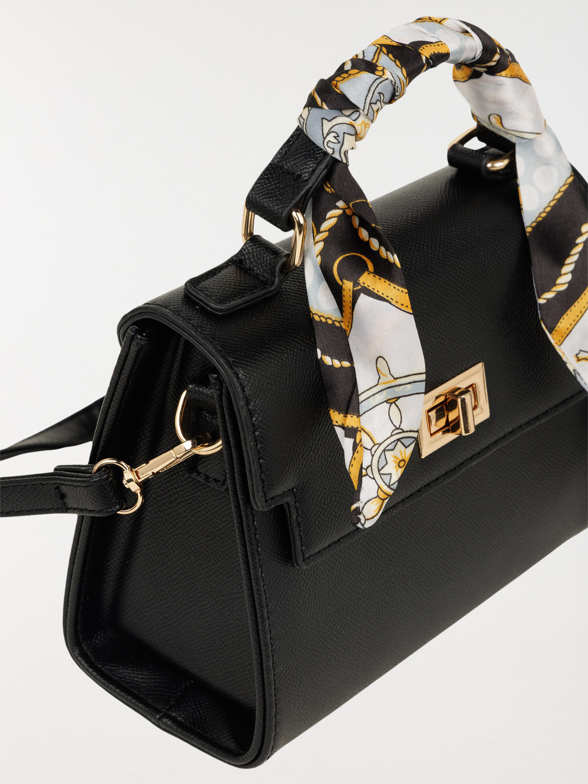 Sac à main anse foulard femme