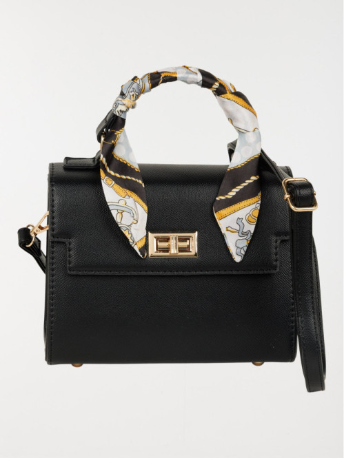 Sac à main anse foulard femme