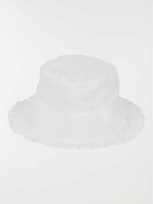 Chapeau en broderie...