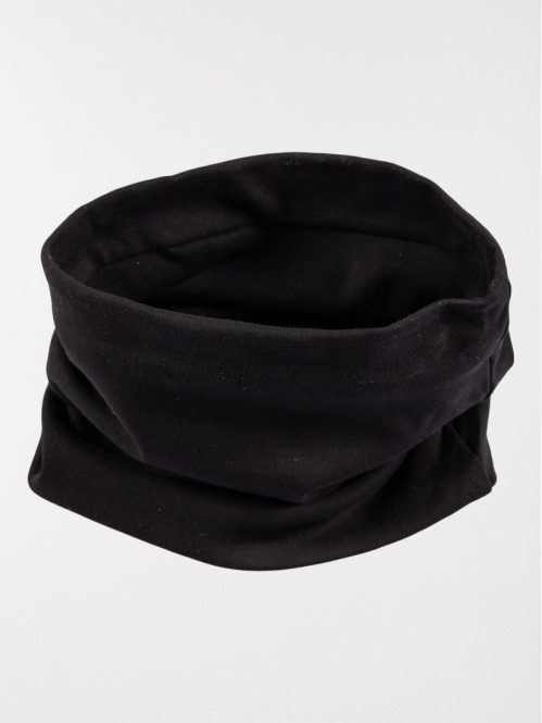 Snood uni noir enfant