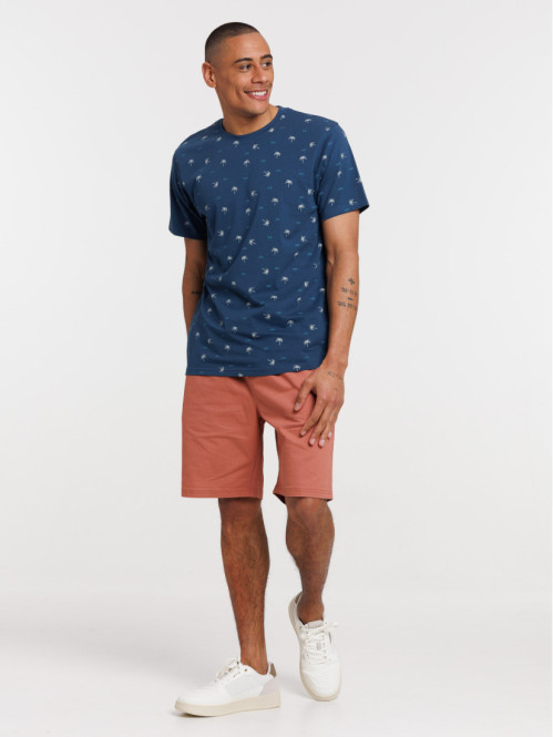 T-shirt motif palmier homme