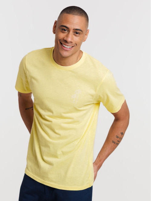 T-shirt motif palmier homme