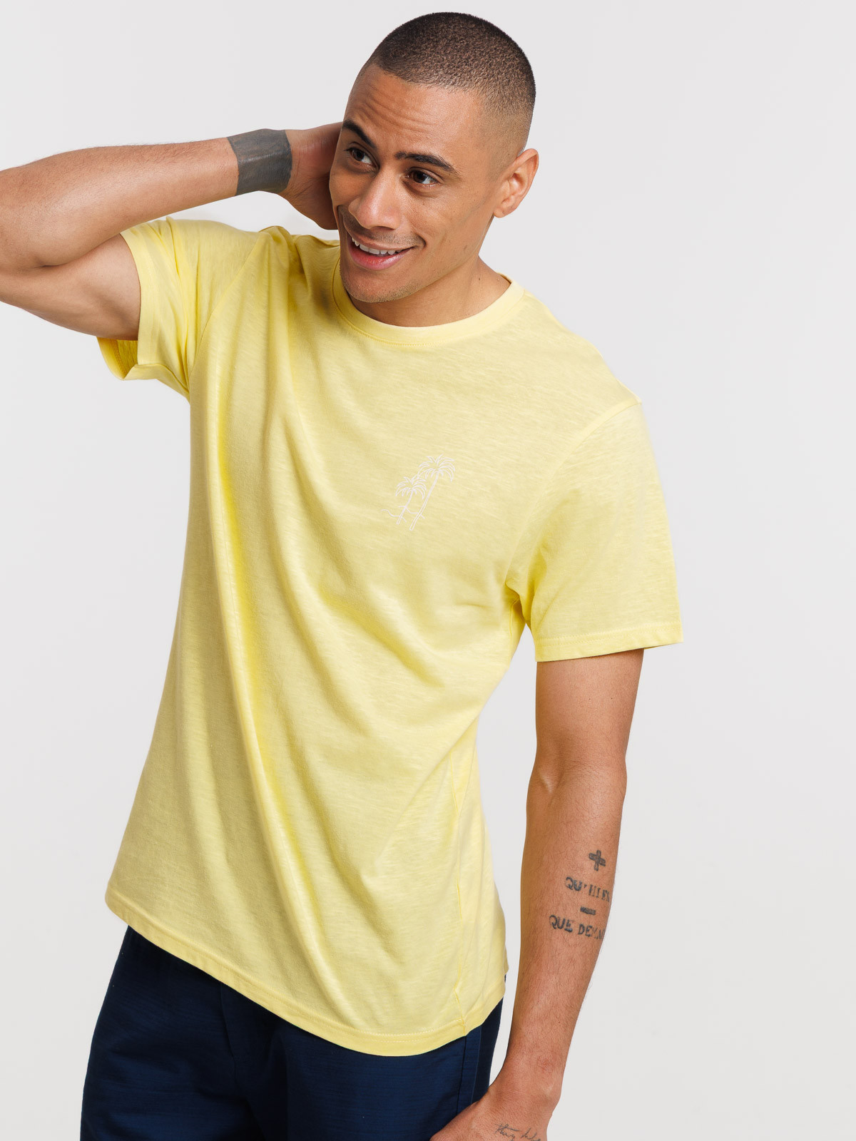 T-shirt motif palmier homme