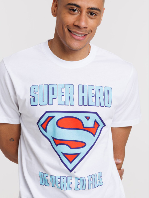 T-shirt super papa homme