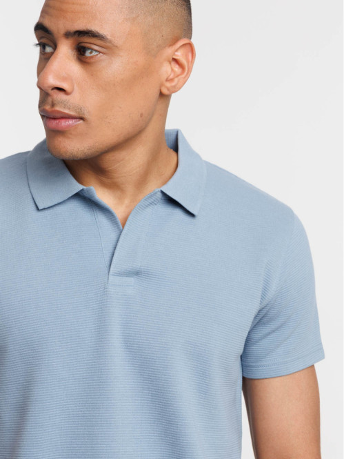 Polo côtelé homme