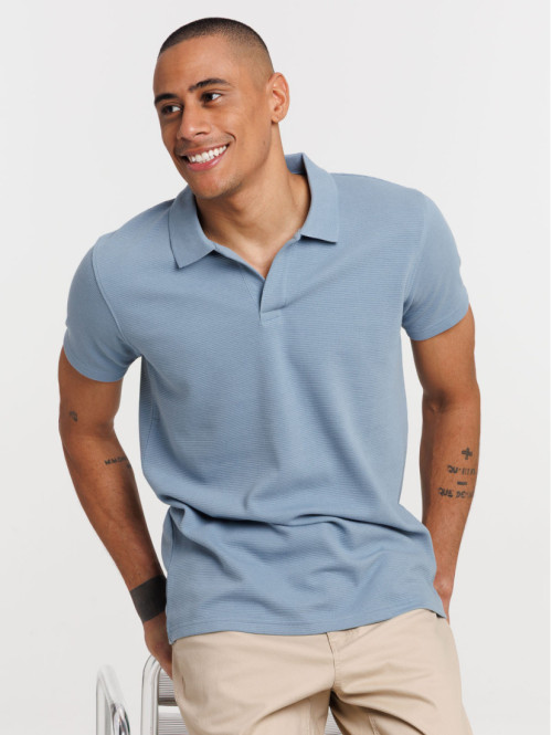Polo côtelé homme