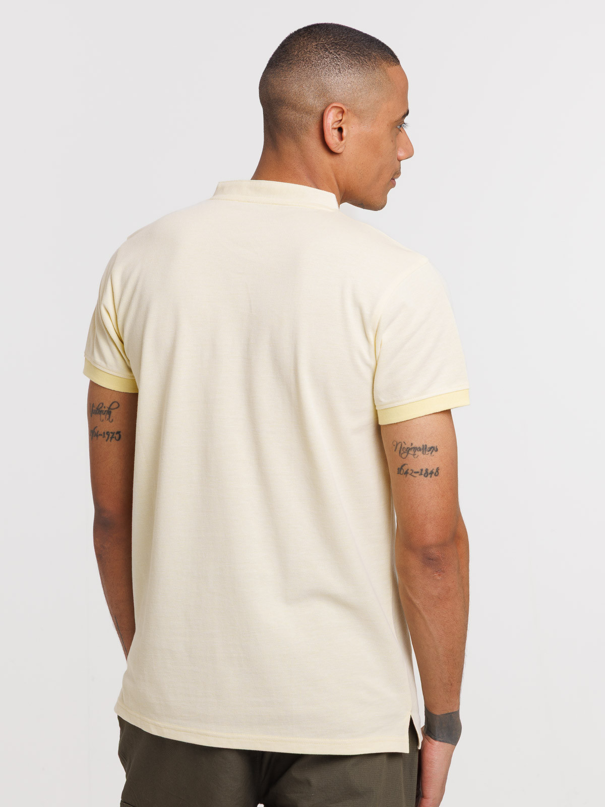 Polo col mao 100% coton homme Polo col mao 100% coton homme