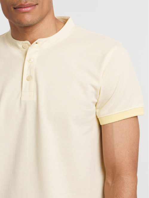 Polo col mao 100% coton homme Polo col mao 100% coton homme