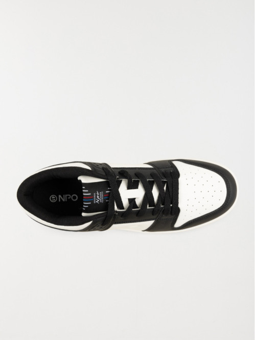 Baskets blanches et noires homme (40-46) Baskets blanches et noires homme (40-46)