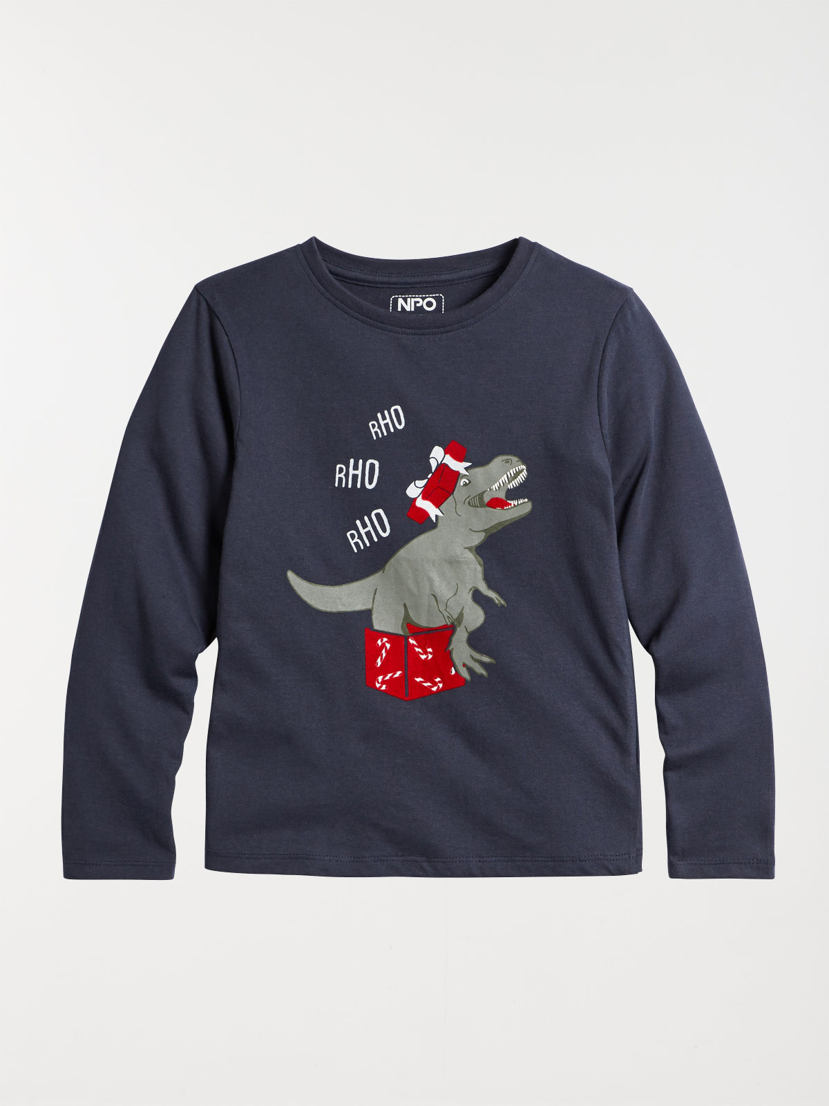 T-shirt de Noël dinosaure garçon (3-8A)