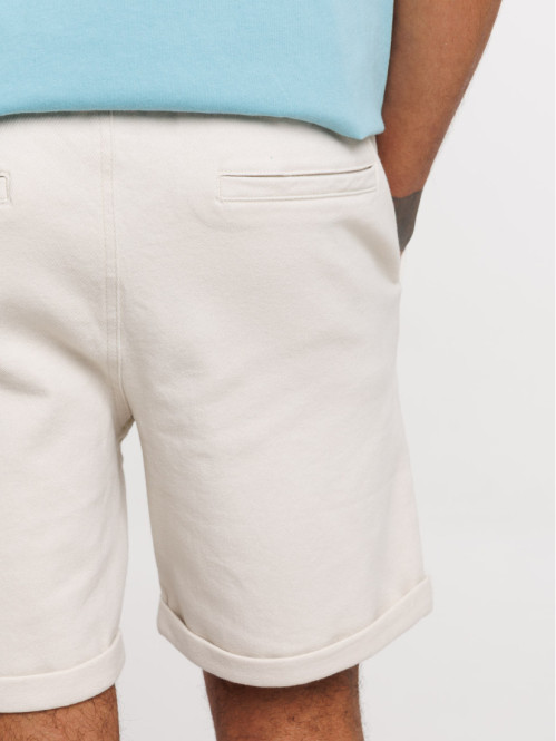 Short beige clair homme