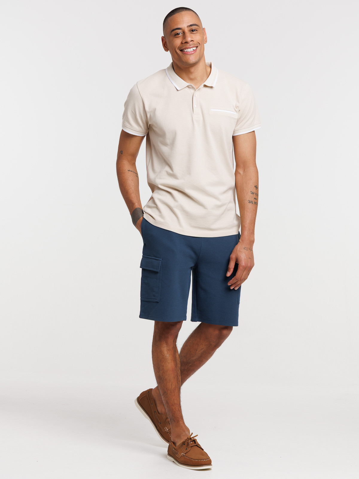 Short cargo homme