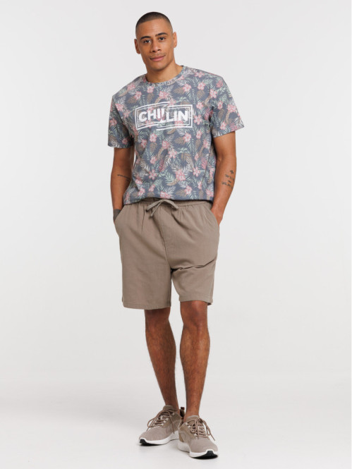 Short tilleul en coton homme