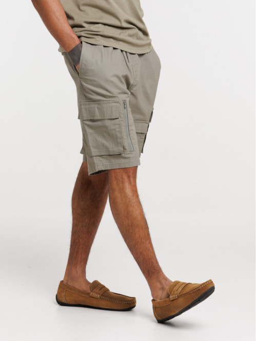 Short tilleul multi-poches...