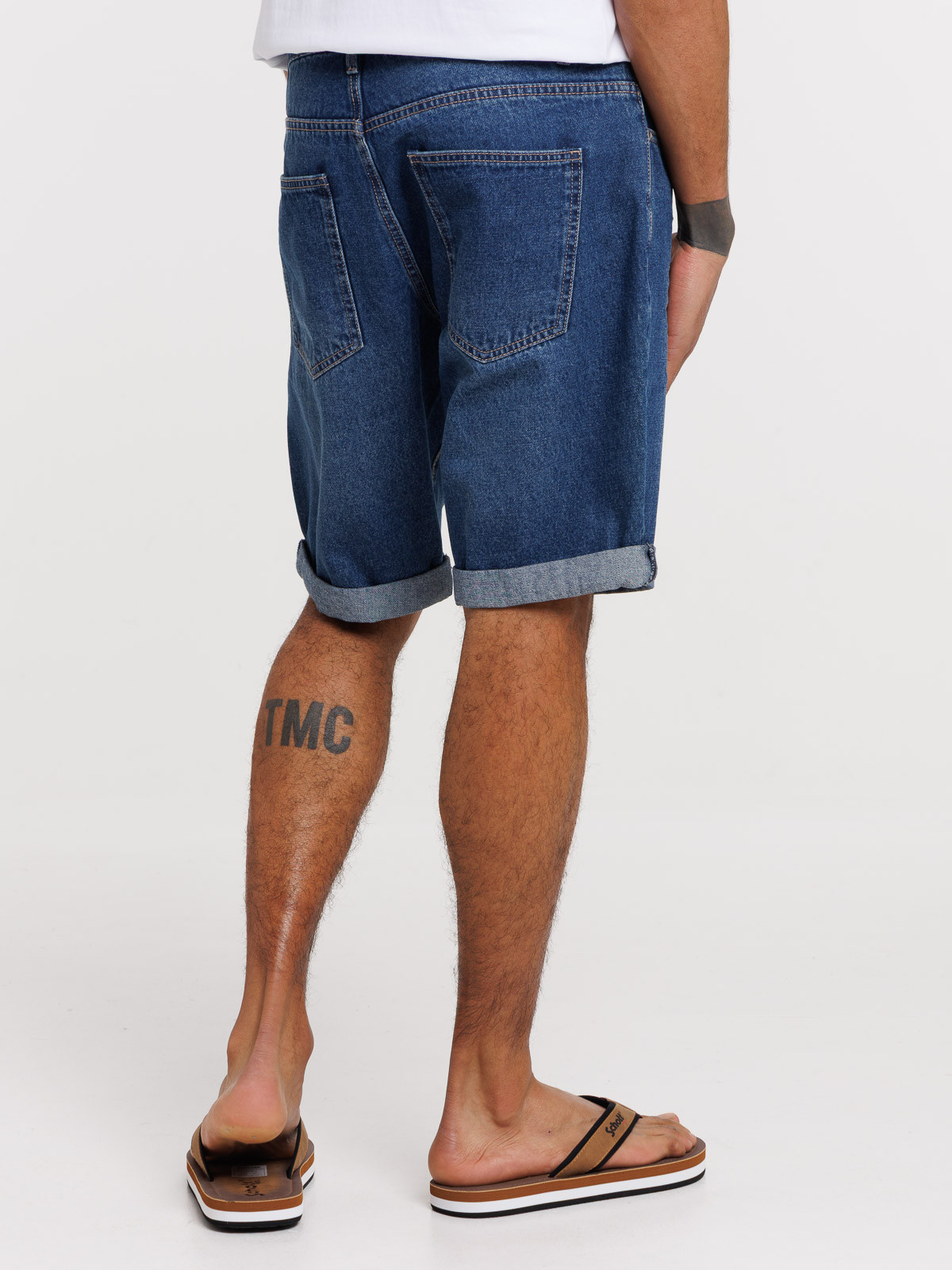 Bermuda en jean brut homme