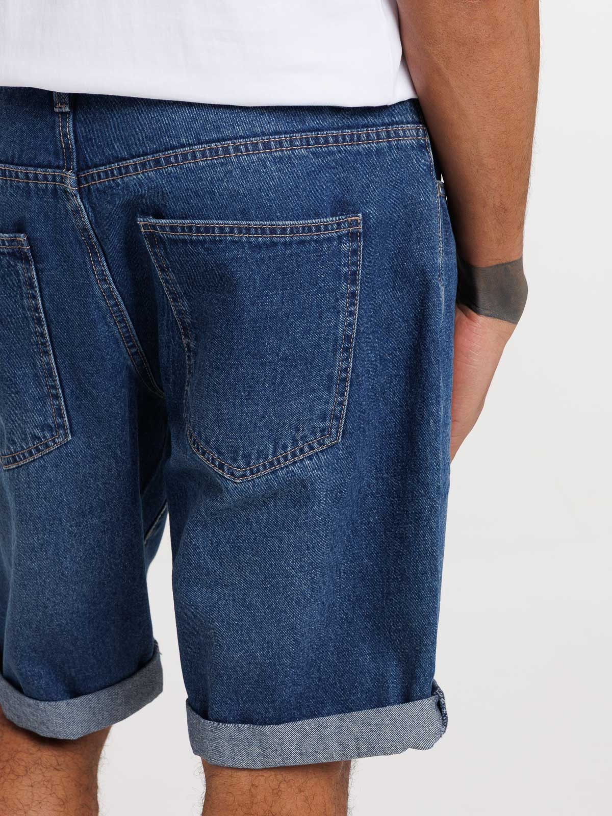 Bermuda en jean brut homme