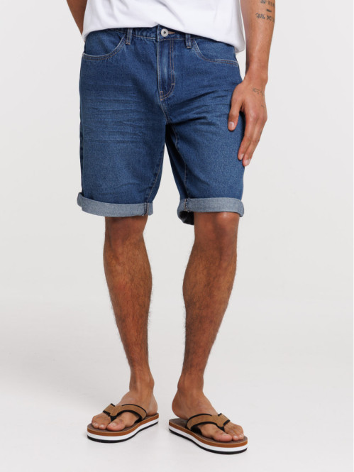 Bermuda en jean brut homme