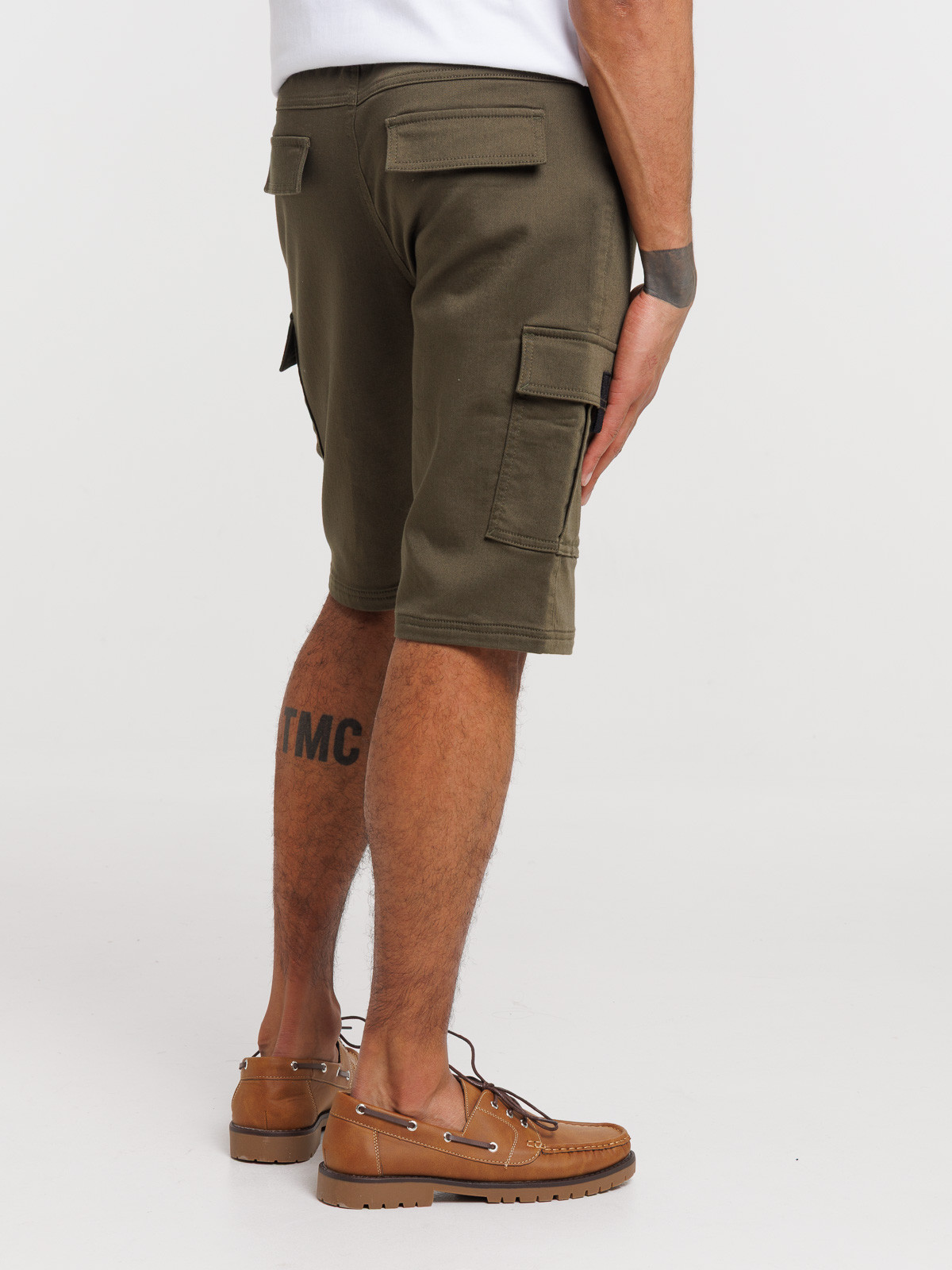 Bermuda cargo kaki homme