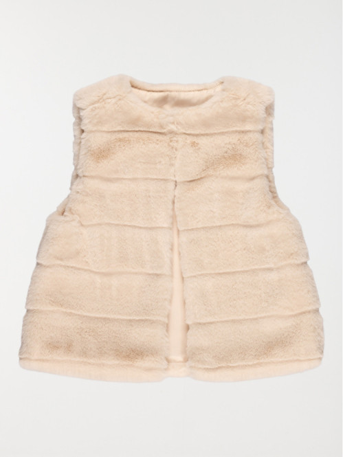 Gilet sans manches fille (3-8A)