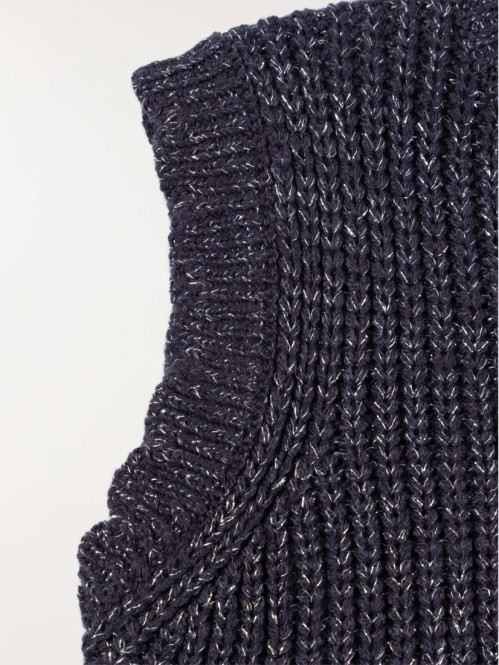 Robe pull sans manches...