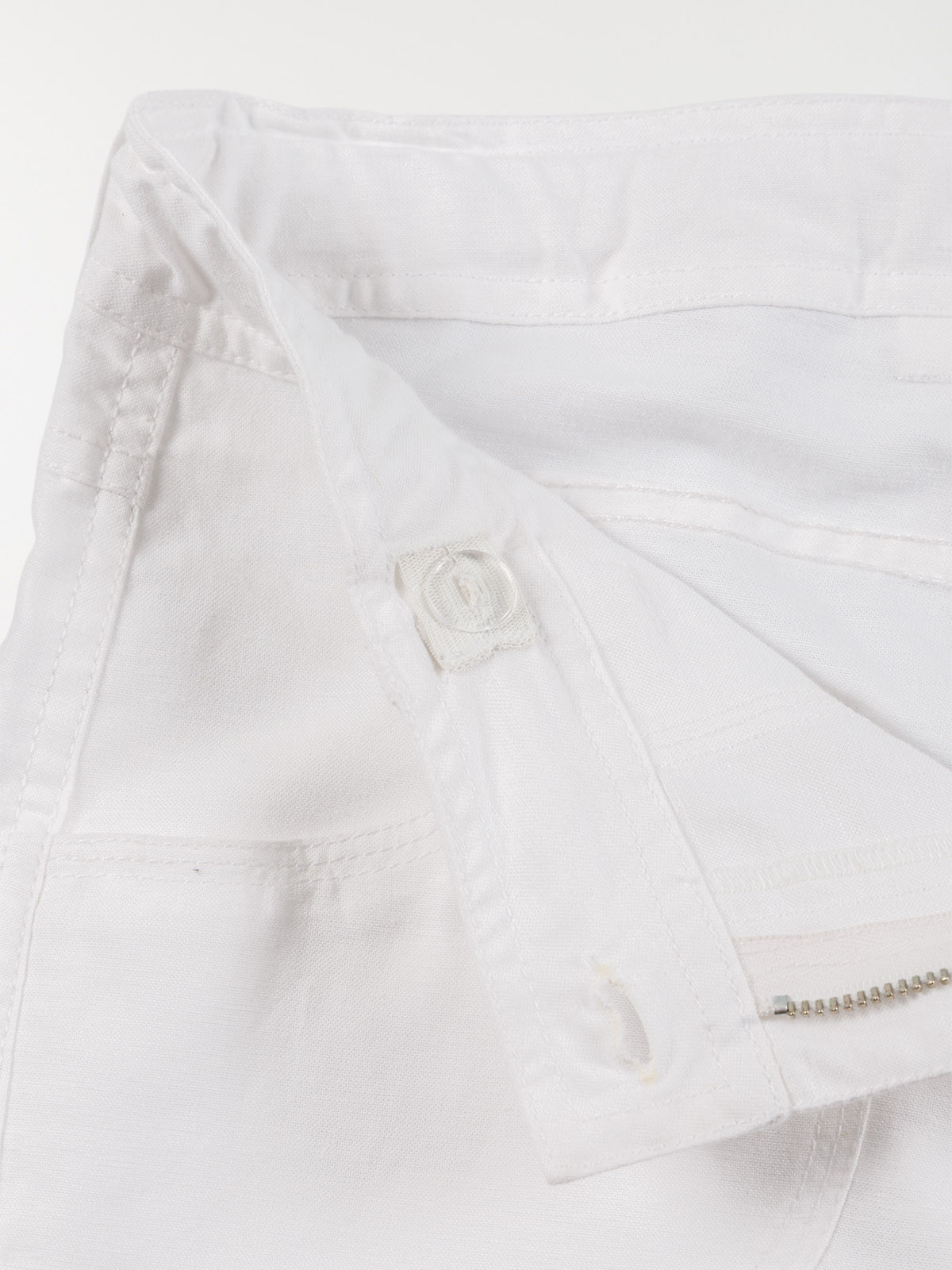 Pantalon large blanc fille (XXS-M)