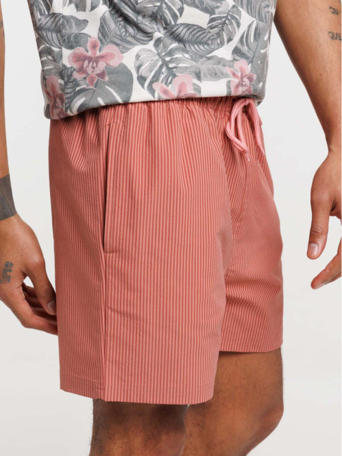 Short de bain rose sauvage...